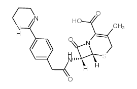 (6R,7R)-3-methyl-8-oxo-7-[[2-[4-(1,4,5,6-tetrahydropyrimidin-2-yl)phenyl]acetyl]amino]-5-thia-1-azabicyclo[4.2.0]oct-2-ene-2-carboxylic acid