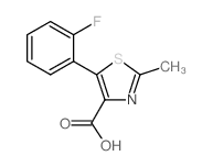 ethyl 5-(2-fluorophenyl)-2-methyl-1,3-thiazole-4-carboxylate