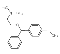 2-[(4-methoxyphenyl)-phenylmethoxy]-N,N-dimethylethanamine CAS:524-99-2 第1张