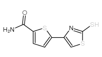 5-(2-sulfanylidene-3H-1,3-thiazol-4-yl)thiophene-2-carboxamide Cas:52560-89-1 第1张