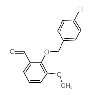 2-[(4-chlorophenyl)methoxy]-3-methoxybenzaldehyde