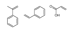 prop-2-enoic acid,prop-1-en-2-ylbenzene,styrene