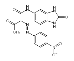 2-[(4-nitrophenyl)diazenyl]-3-oxo-N-(2-oxo-1,3-dihydrobenzimidazol-5-yl)butanamide CAS:52846-56-7 第1张