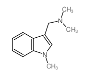 N,N-dimethyl-1-(1-methylindol-3-yl)methanamine