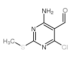 4-amino-6-chloro-2-methylsulfanylpyrimidine-5-carbaldehyde