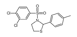 3-[(3,4-Dichlorophenyl)sulfonyl]-2-(4-methylphenyl)-1,3-thiazolid ine