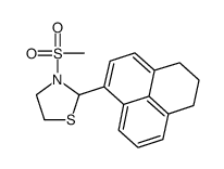 2-(2,3-Dihydro-1H-phenalen-6-yl)-3-(methylsulfonyl)-1,3-thiazolid ine