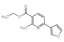 ethyl 6-(furan-3-yl)-2-methylpyridine-3-carboxylate