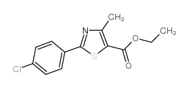 Ethyl 2-(4-chlorophenyl)-4-methyl-1,3-thiazole-5-carboxylate