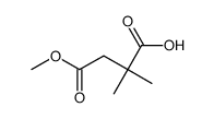 2,2-Dimethylbutanedioic acid 4-methyl ester