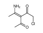 3-(1-aminoethylidene)-1-chloropentane-2,4-dione