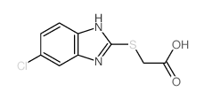 2-[(6-chloro-1H-benzimidazol-2-yl)sulfanyl]acetic acid