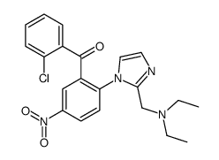 (2-Chlorophenyl)(2-{2-[(diethylamino)methyl]-1H-imidazol-1-yl}-5- nitrophenyl)methanone CAS:54533-86-7 第1张