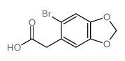 2-(6-bromo-1,3-benzodioxol-5-yl)acetic acid