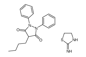 4-butyl-1,2-diphenylpyrazolidine-3,5-dione,4,5-dihydro-1,3-thiazol-2-amine