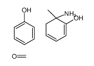 6-amino-6-methylcyclohexa-1,3-dien-1-ol,formaldehyde,phenol