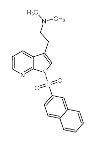 1H-Pyrrolo[2,3-b]pyridine-3-ethanamine, N,N-dimethyl-1-(2-naphthalenylsulfonyl) CAS:554452-56-1 第1张