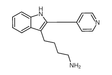 4-(2-pyridin-4-yl-1H-indol-3-yl)butan-1-amine