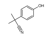 2-(4-hydroxyphenyl)-2-methylpropanenitrile