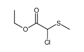 ethyl 2-chloro-2-methylsulfanylacetate