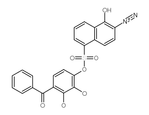 5-[4-benzoyl-2,3-bis[(6-diazonio-5-oxidonaphthalen-1-yl)sulfonyloxy]phenoxy]sulfonyl-2-diazonionaphthalen-1-olate