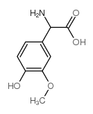 2-amino-2-(4-hydroxy-3-methoxyphenyl)acetic acid