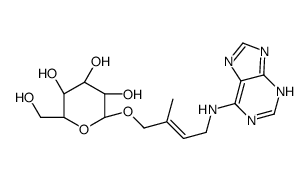 (2E)-2-Methyl-4-(7H-purin-6-ylamino)-2-buten-1-yl β-D-glucopyrano side