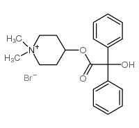 (1,1-dimethylpiperidin-1-ium-4-yl) 2-hydroxy-2,2-diphenylacetate,bromide