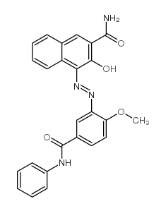 (4Z)-4-[[2-methoxy-5-(phenylcarbamoyl)phenyl]hydrazinylidene]-3-oxonaphthalene-2-carboxamide