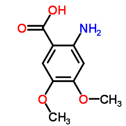 2-Amino-4,5-dimethoxybenzoic Acid Cas:5653-40-7 第1张