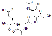 Ac-ムラミル-D-Ala-D-Glu-NH2