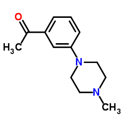 1-[3-(4-Methyl-1-piperazinyl)phenyl]ethanone