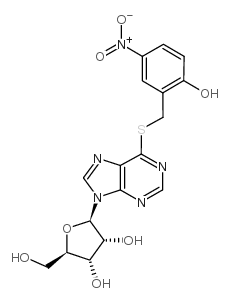 6-[(2-Hydroxy-5-nitrobenzyl)thio]-9-β-D-ribofuranosylpurine CAS:56964-73-9 第1张