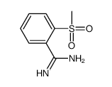 2-methylsulfonylbenzenecarboximidamide