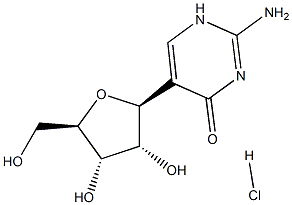 2-Amino-5-beta-D-ribofuranosyl-4(1H)-pyrimidinone hydrochloride CAS:57100-20-6 第1张