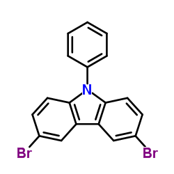 3,6-Dibromo-9-phenylcarbazole CAS:57103-20-5 manufacturer price 第1张