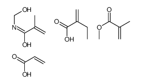 N-(hydroxymethyl)-2-methylprop-2-enamide,2-methylidenebutanoic acid,methyl 2-methylprop-2-enoate,prop-2-enoic acid