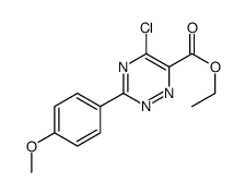 Ethyl 5-chloro-3-(4-methoxyphenyl)-1,2,4-triazine-6-carboxylate