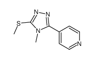 4-(4-methyl-5-methylsulfanyl-1,2,4-triazol-3-yl)pyridine