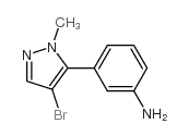 3-(4-bromo-2-methylpyrazol-3-yl)aniline