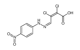 2,3-dichloro-4-[(4-nitrophenyl)hydrazinylidene]but-2-enoic acid