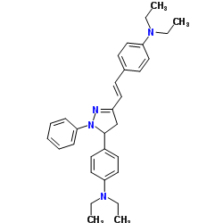 4-[2-[5-[4-(Diethylamino)phenyl]-4,5-dihydro-1-phenyl-1H-pyrazol-3-yl]vinyl]-N,N-diethylaniline