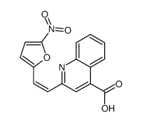 2-[2-(5-nitrofuran-2-yl)ethenyl]quinoline-4-carboxylic acid