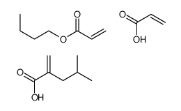 butyl prop-2-enoate,4-methyl-2-methylidenepentanoic acid,prop-2-enoic acid