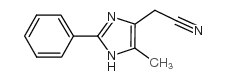 2-(5-methyl-2-phenyl-1H-imidazol-4-yl)acetonitrile