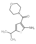 (2-amino-5-propan-2-ylthiophen-3-yl)-morpholin-4-ylmethanone