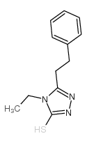 4-ethyl-3-(2-phenylethyl)-1H-1,2,4-triazole-5-thione