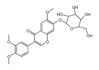 3-(3,4-Dimethoxyphenyl)-6-methoxy-4-oxo-4H-chromen-7-yl β-D-gluco pyranoside