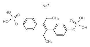 4,4'-Stilbenediol, .α.,.α.'-diethyl-, diphosphate, disodium salt