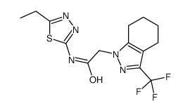 N-(5-Ethyl-1,3,4-thiadiazol-2-yl)-2-[3-(trifluoromethyl)-4,5,6,7- tetrahydro-1H-indazol-1-yl]acetamide